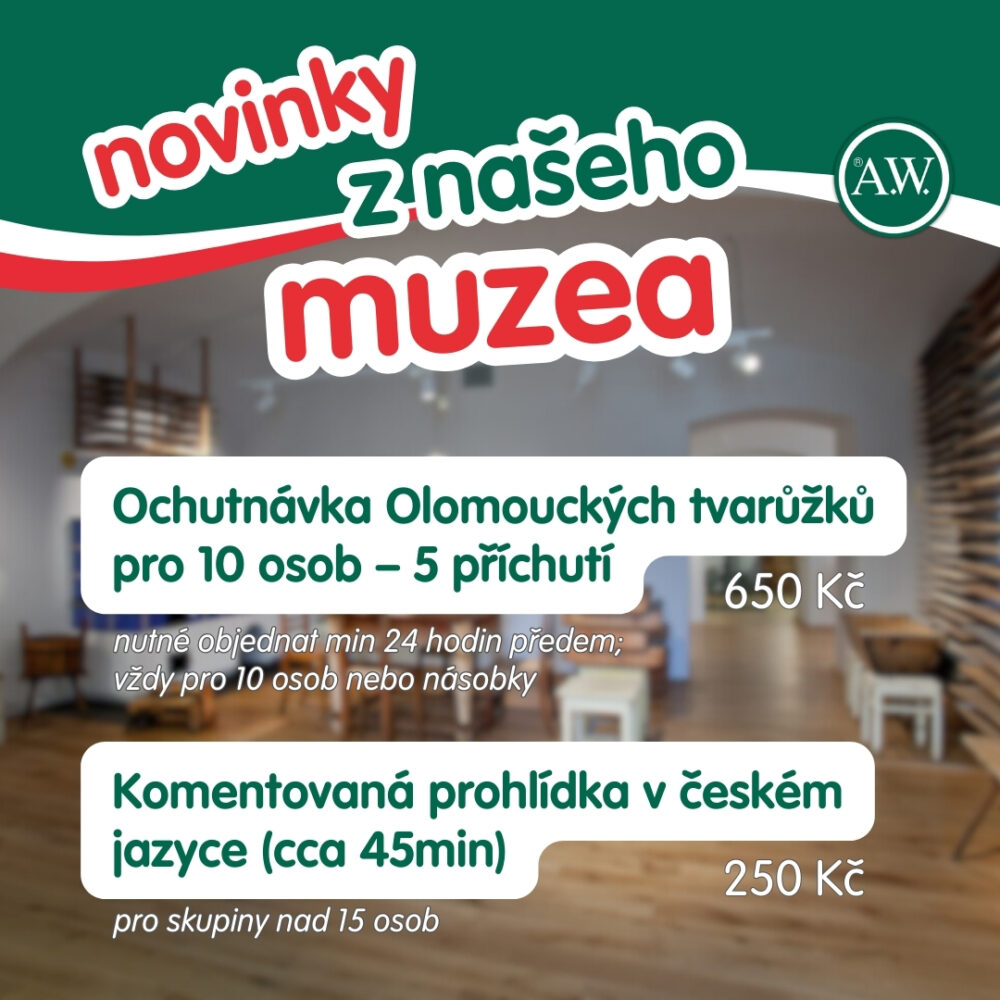 Muzeum - Doplňkové služby