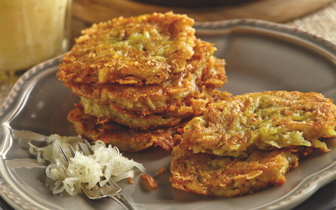 Potato pancake with a twist