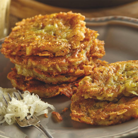 Potato pancake with a twist