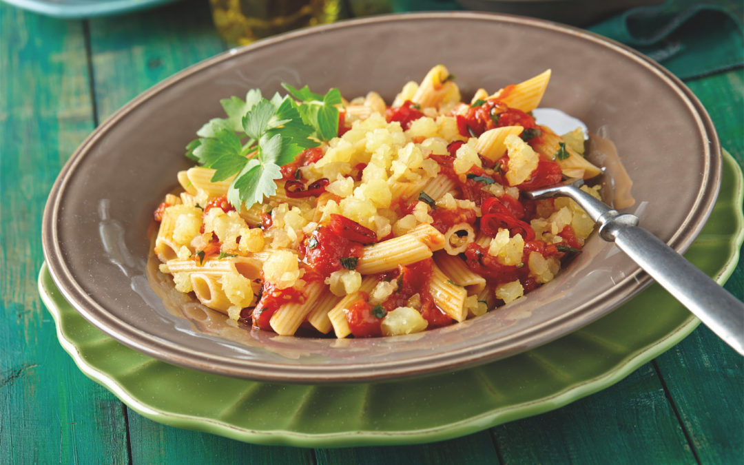 Pasta with Olomoucke tvaruzky cheese