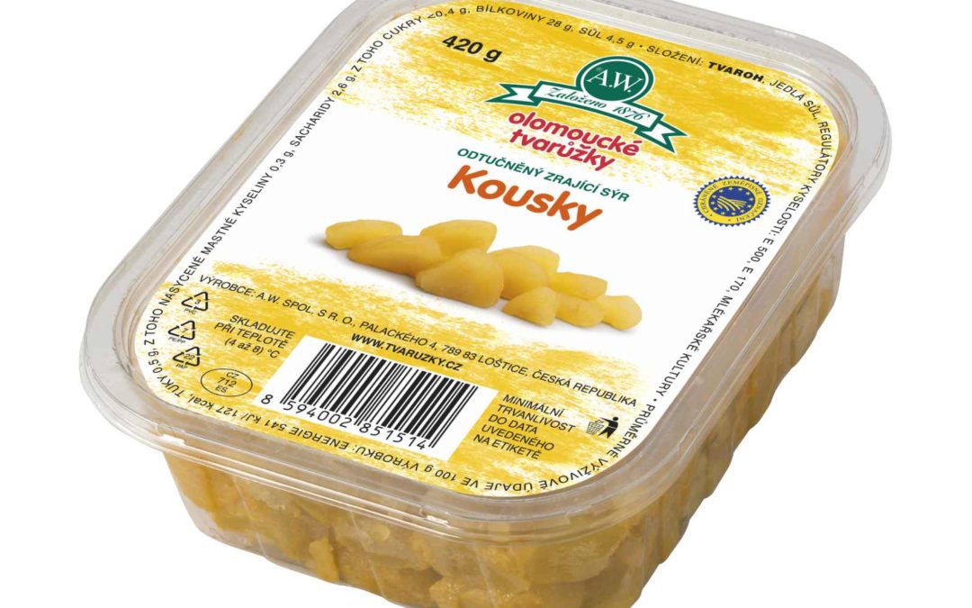 Olomoucké tvarůžky Kousky 450 g