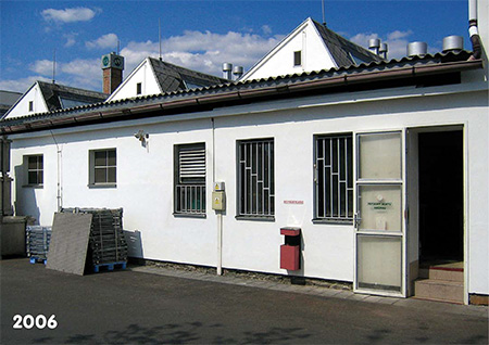 Sklad tvarohu v roce 2006