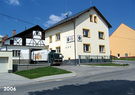 Expediční sklad v roce 2006