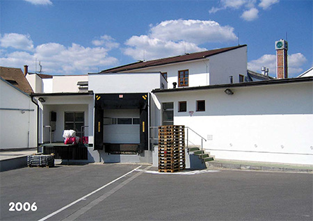 Příjmová rampa v roce 2006