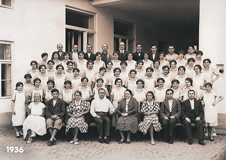 Zaměstnanci firmy v roce 1936