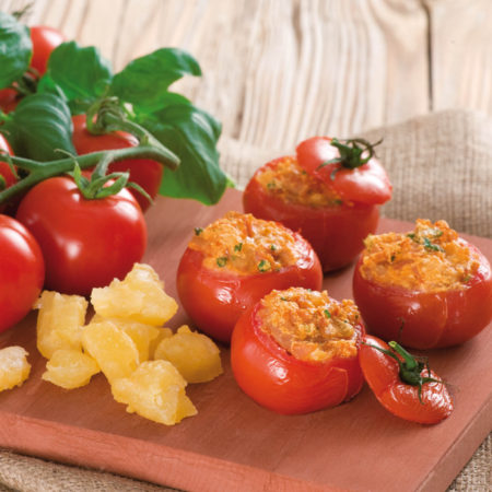 Pieczone nadziewane pomidory